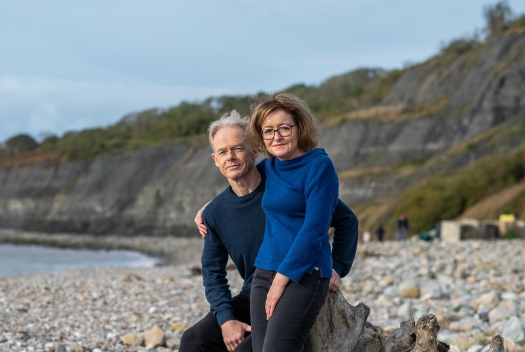 Stu and Sue on beach for About Us